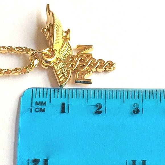 Florence Nightingale Lamp Nursing Caduceus Necklace Graduation Gift RN Gold Tone - Picture 10 of 10